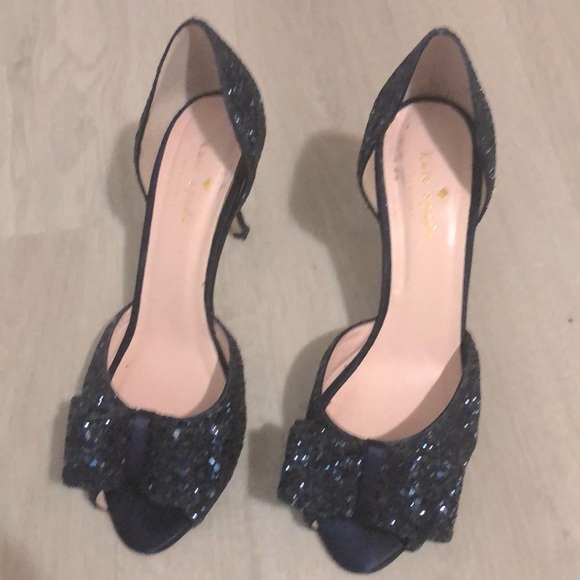 Katespade sela Blue Bow heels - Picture 1 of 8